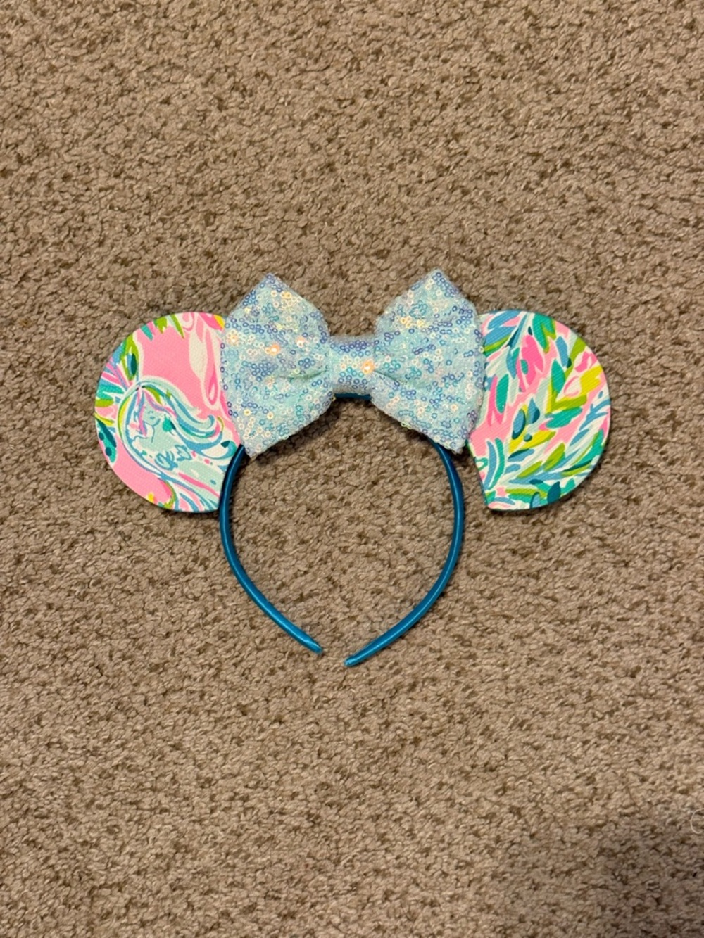 Lilly Pulitzer Unicorn of the Seas Minnie Ear Headband